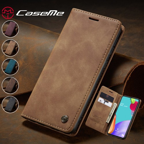 Magnetic wallet case leather - magnetic,