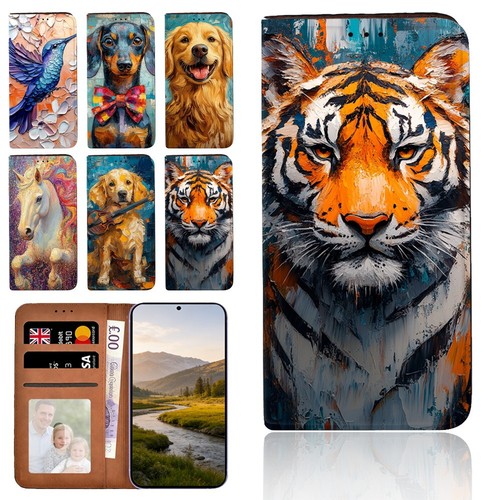 Vibrant wildlife print leather - vibrant,