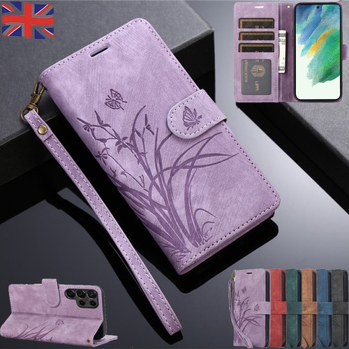 Wallet case leather flip - leather, phone