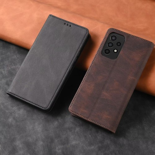 Leather flip wallet - wallet, for