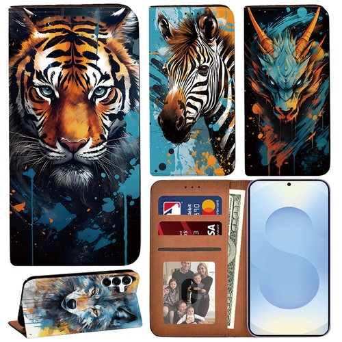 Leather phone wallet - leather,