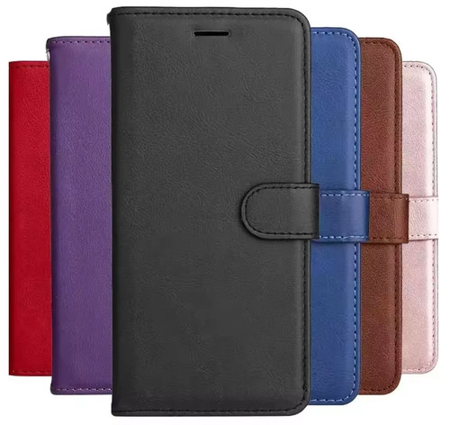Leather card wallet - leather, for