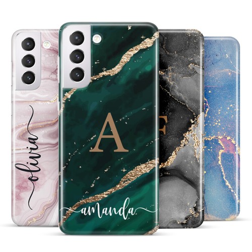 Personalised marble phone case - marble,