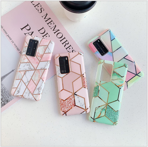 Geometric marble case - geometric,